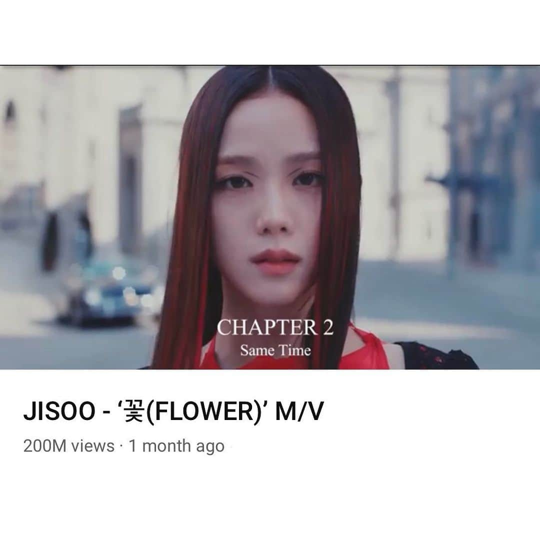 BLACKPINKさんのインスタグラム写真 - (BLACKPINKInstagram)「#JISOO #지수 #BLACKPINK #블랙핑크 #꽃 #FLOWER #MV #200MILLION #YOUTUBE #YG」5月10日 10時46分 - blackpinkofficial