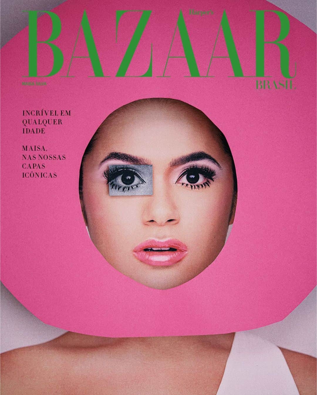 Maisa Silvaのインスタグラム：「New profile pic. A prima de vocês é capa da @bazaarbr! Muito feliz em compartilhar essas imagens, ainda mais no mês do meu aniversário 🥹  #BazaarMaio Em breve nas bancas  * Direção criativa: @leticiahaag Make: @dindihojah Foto: @ivanerick Styling: @brunouchoa21 Entrevista: @aloister Set designer: @JeanLabanca Produção executiva: @ZucaHub Ilustrador: @leonidaspires Nail designer: @robertamunis Retouch: @PhilipeMortosa Assistentes de fotografia: @FranklindAlmeida e @TTTThiagoLima Produção e assistência de moda: @_torresjess e Laura Cavalcante Assistente de beleza: @pirajica Assistente de set: @felipsouzas」