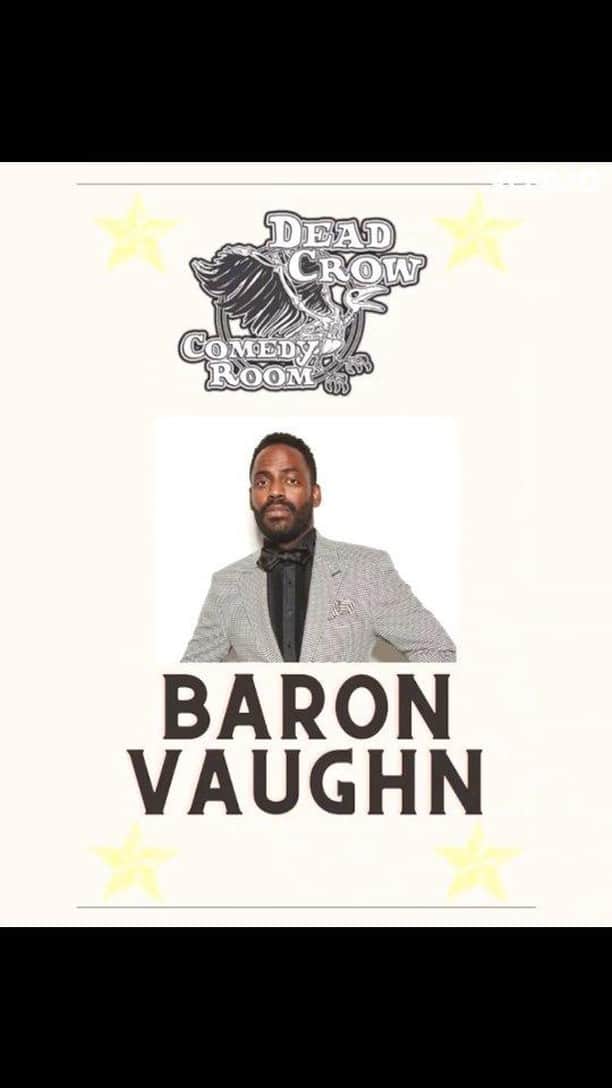 バロン・ヴォーンのインスタグラム：「Stop me if you've heard this one: May 19-20 I'm at Dead Crow Comedy Room in Wilmington, NC. Been a while since I went and made you smile.」