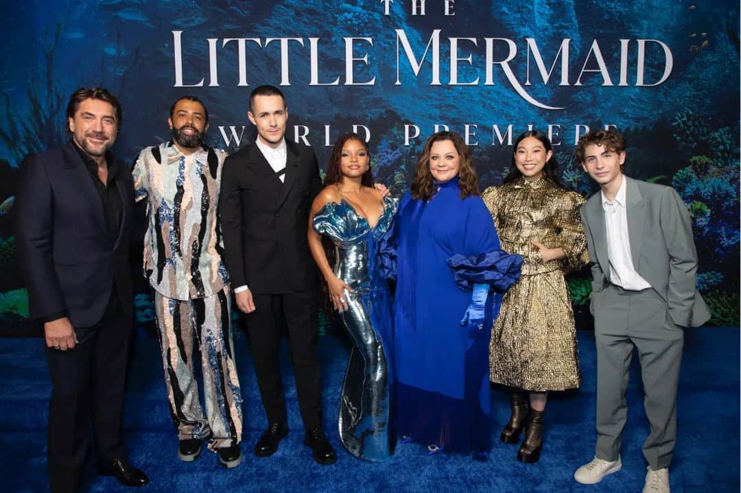 ジェイコブ・トレンブレイのインスタグラム：「A beautiful night with beautiful people.  💙🩵 #TheLittleMermaid」
