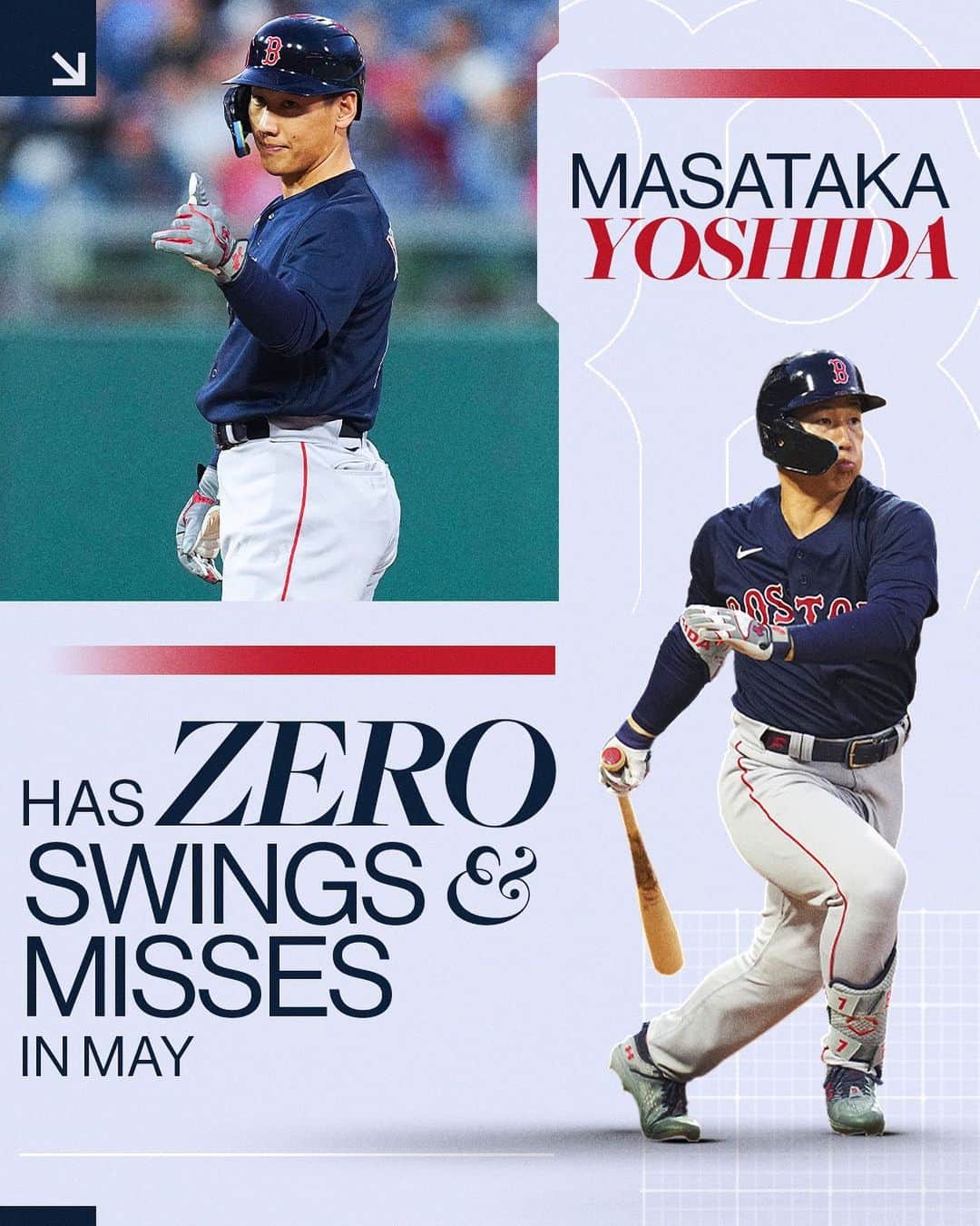 MLBさんのインスタグラム写真 - (MLBInstagram)「Masataka Yoshida just doesn’t miss.」5月10日 4時56分 - mlb