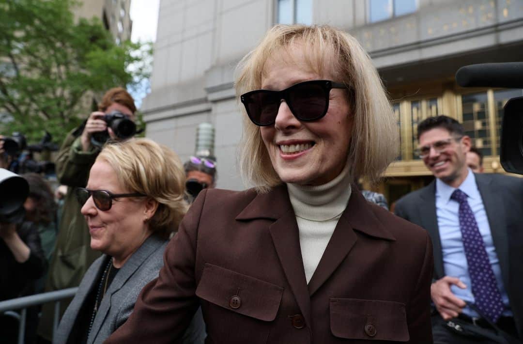 TIME Magazineのインスタグラム：「A jury found Donald Trump liable Tuesday for sexually abusing advice columnist E. Jean Carroll in 1996, awarding her $5 million in a judgment that could haunt the former president as he campaigns to regain the White House. Jurors rejected Carroll’s claims that she was raped, but found Trump liable for sexually abusing her.  Link in bio.  Photograph by Brendan McDermid—@reuters」