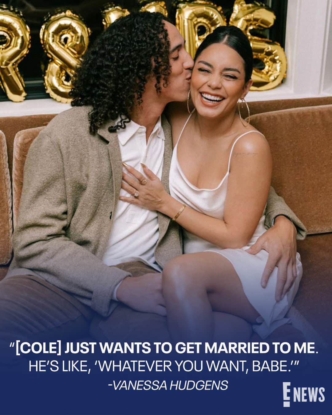 E! Onlineさんのインスタグラム写真 - (E! OnlineInstagram)「Vanessa Hudgens may not stick to the status quo when it comes to her marriage. Link in bio for why she's thinking about eloping with fiancé Cole Tucker. (📷: Instagram)」5月10日 6時00分 - enews