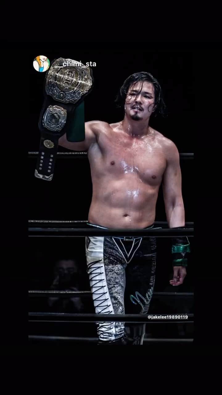 ジェイク・リーのインスタグラム：「#noah_ghc #wrestleuniverse  #noah_glg」