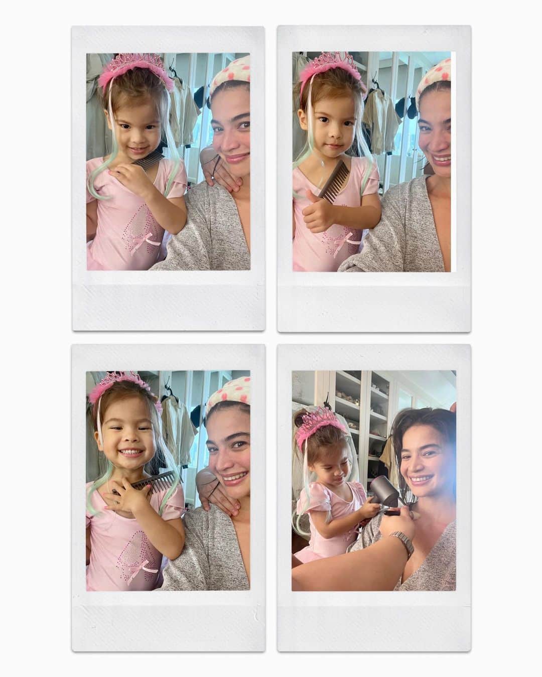 アン・カーティスのインスタグラム：「And all was well 🙏🏽 Thank you to all the prayer warriors. My bubbly little princess ballerina (sometimes a 🦕 ) is back to her old self 🩰👸🏻」