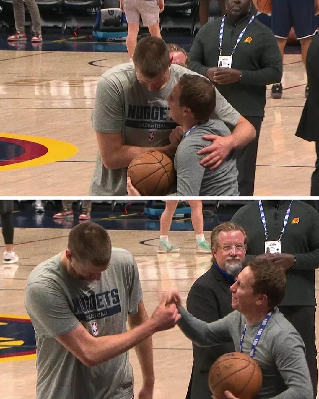 espnのインスタグラム：「Jokic and Suns owner Mat Ishbia 🤝 (via @espn_macmahon)」
