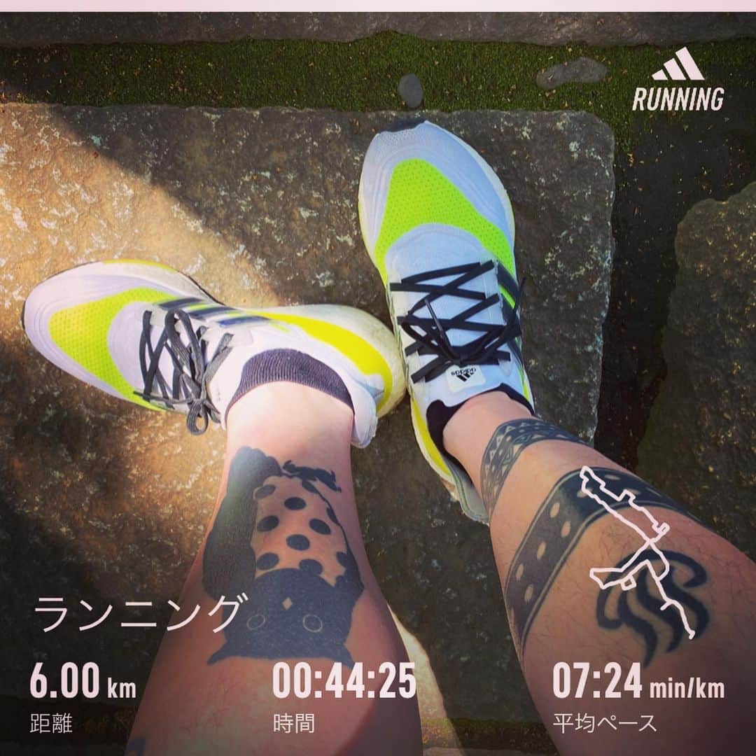 橋本塁さんのインスタグラム写真 - (橋本塁Instagram)「おはようございます！ 朝ラン6km終了！ 今日も晴天で走りやすかったです！ 心身ともに健康で。  #stingrun #朝ラン  #adidas #adidasultraboost  #run #running #ランニング　#心身ともに健康に #ジョギング #東京」5月10日 10時16分 - ruihashimoto