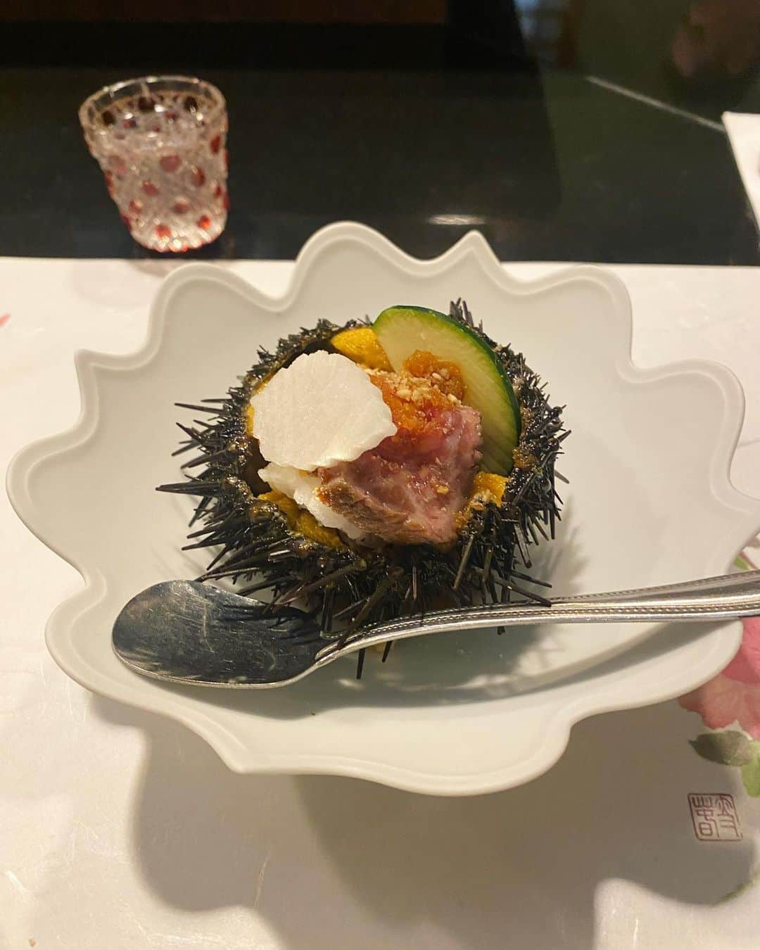 藤森マリナさんのインスタグラム写真 - (藤森マリナInstagram)「Fukuoka🤍 * 〆のラーメンがとてつもなく美味しかったのに 写真とり忘れた😋 #割烹味美 #博多グルメ#中洲グルメ」5月10日 21時07分 - maaarina0806