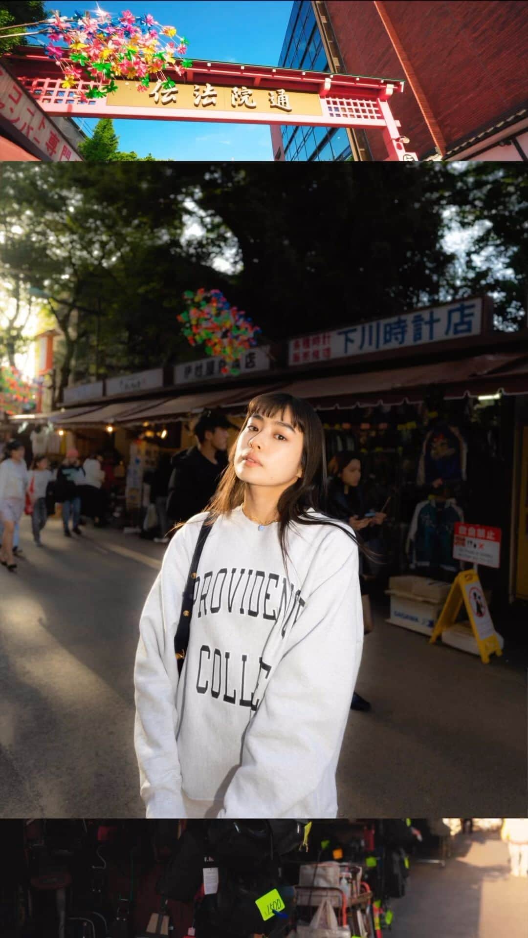 山中海輝のインスタグラム：「Best natural light for shooting. #Asakusa」