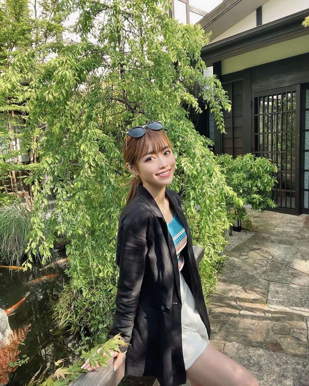 RYOさんのインスタグラム写真 - (RYOInstagram)「自然薯ぱわー🌼🌼🌼  久々2人で箱根にきたよ🍃リフレッシュの旅 お昼に食べた自然薯がとろんとろんでおいしかった🤤✨  質問きてたコーデはタグ付けしました🏷♡  #箱根 #箱根グルメ #強羅温泉 #翠雲 #自然薯 #山薬  #ootd #grl #ジャケットコーデ」5月10日 19時47分 - 24kry