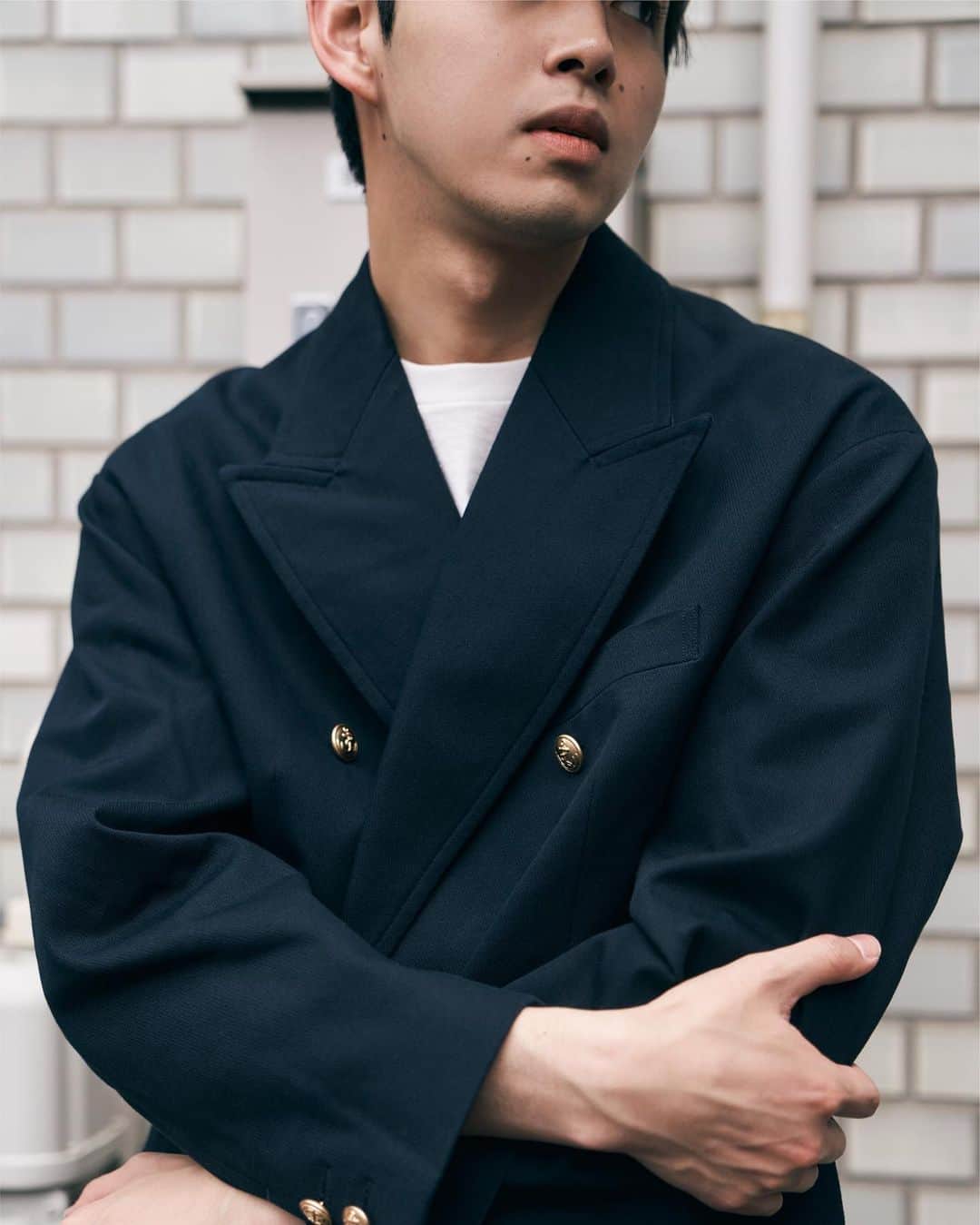 のインスタグラム：「DOUBLE BREASTED BLAZER “McCORMAK”⁠ VELVA SHEEN Ex.S/S POCKET TEE "PIERCE"⁠ 10L DICKIES SLIM FIT PANTS "BENEDICT"⁠ BASEBALL CAP "GREG"⁠ ⁠ Now Available on bedwintokyo.com & our dealers✌⁠ ⁠ #bedwinandtheheartbreakers⁠ #bedwin⁠ #ベドウィン⁠」