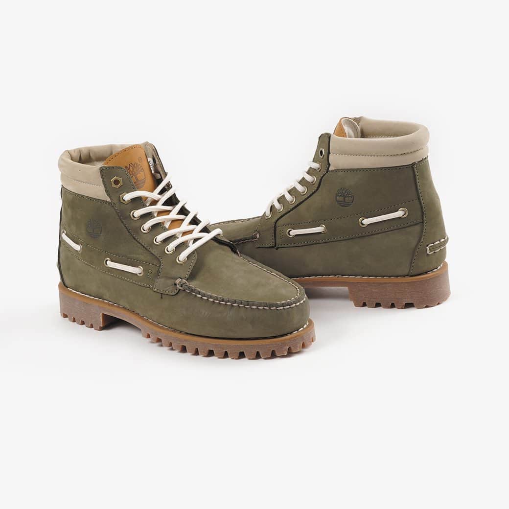 KICKS LAB. [ Tokyo/Japan ]のインスタグラム：「TIMBERLAND l "AUTHENTICS 7EYE LUG CHUKKA" Dark Green Nubuck l Available in Store and Online Store. #KICKSLAB #キックスラボ」