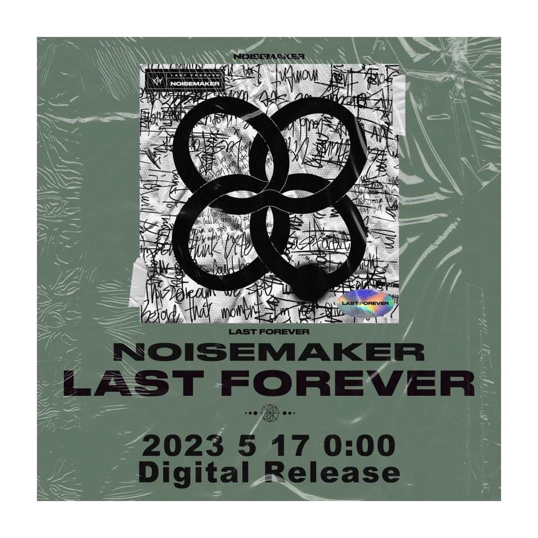 HIDEのインスタグラム：「北風で聴けるかな〜ー？？😄 ハイブリッドでダンサブル？な曲です♪  【NEW SINGLE】  NOISEMAKER 『LAST FOREVER』  2023.5.17 0:00 Digital Release  #NOISEMAKER」