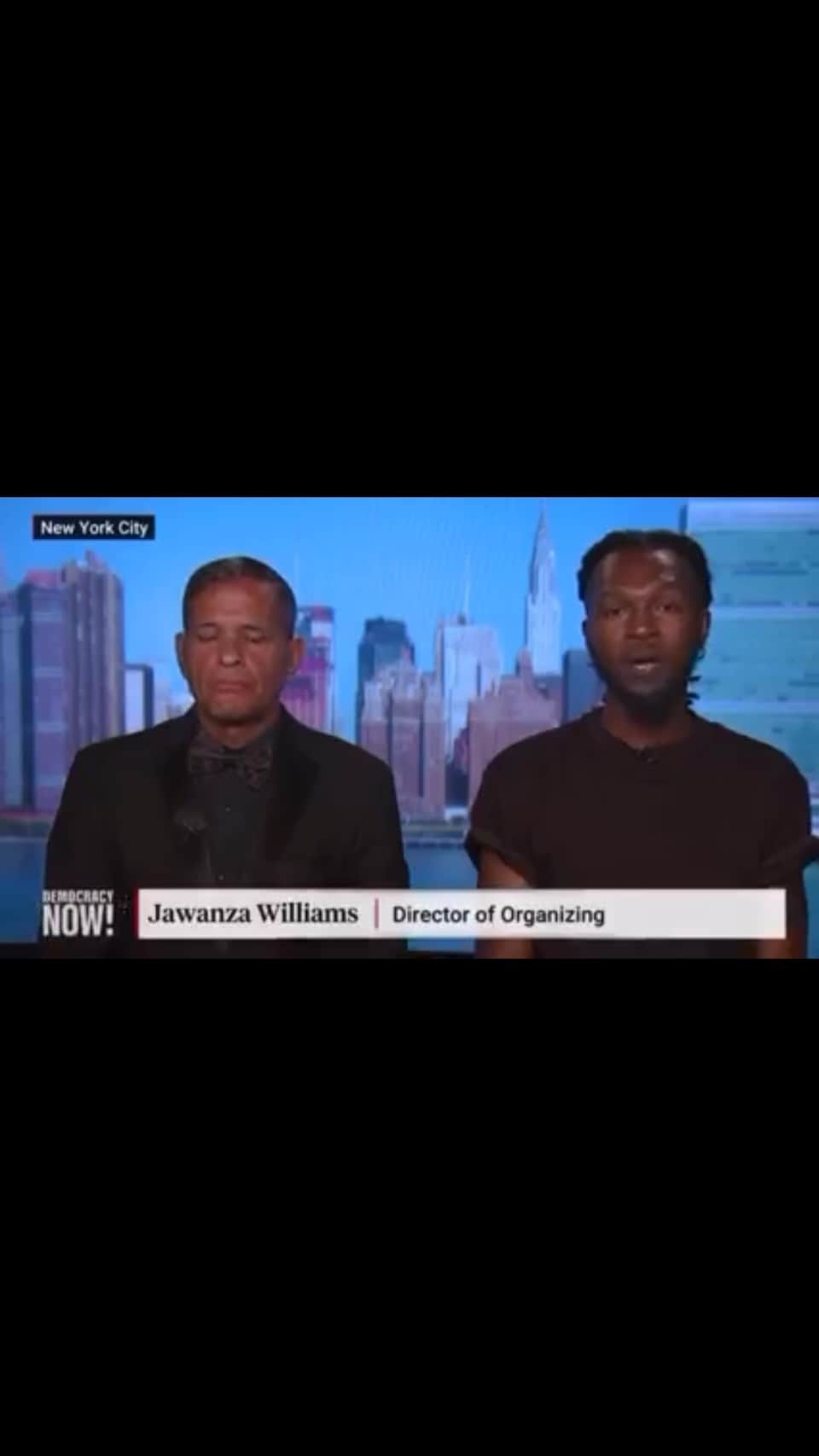 サラ・ラミレスのインスタグラム：「Repost @jawanzajames Director of Organizing @vocalnewyork : Honored to have been asked to join Democracy Now! For a second time, albeit for incredibly violent circumstances.   I talked about the murder of #JordanNeely and how it’s connected to the structural, political violence happening to people experiencing homelessness in NYC and across the U.S.」