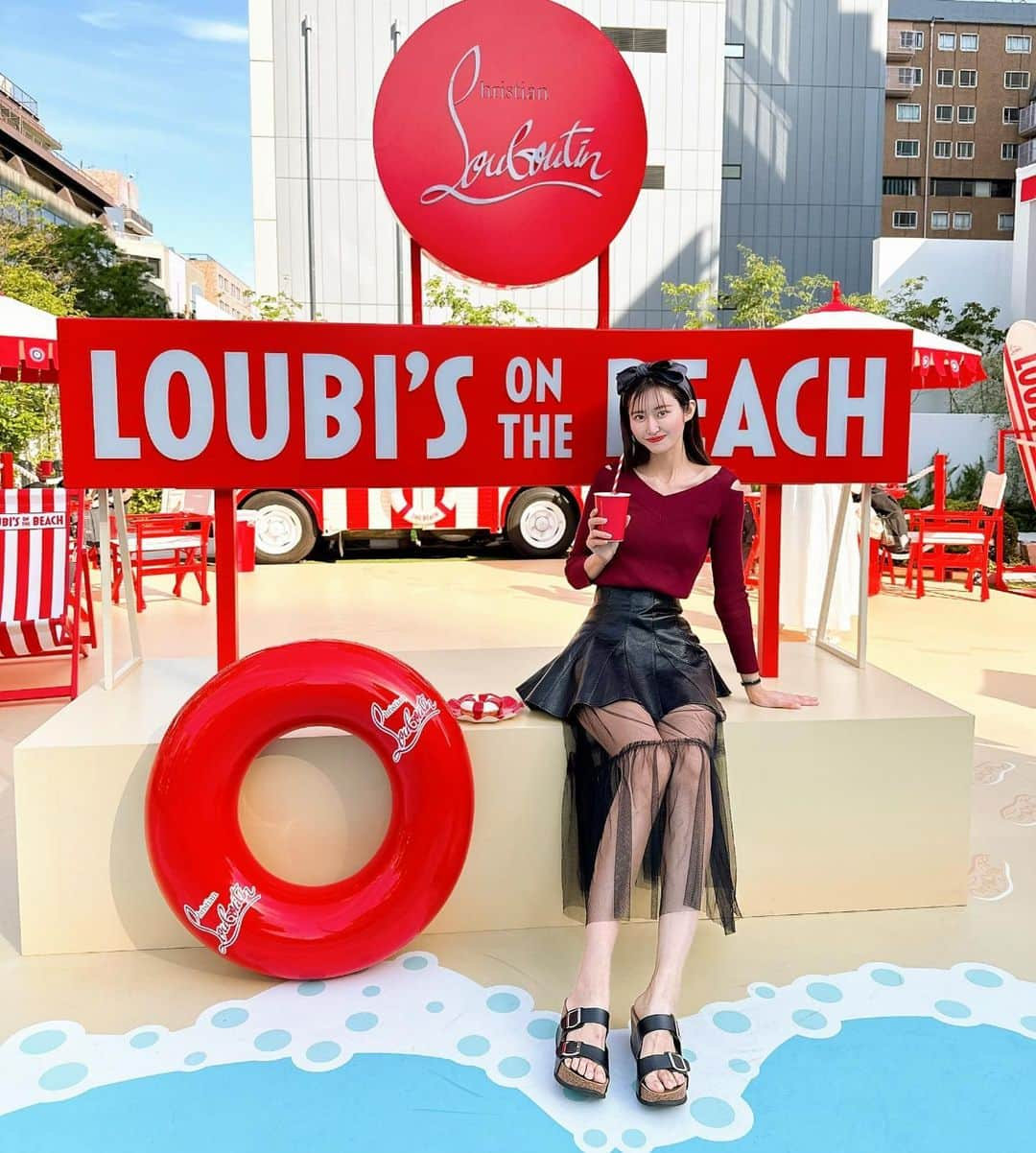 月中秋実さんのインスタグラム写真 - (月中秋実Instagram)「・ ・ LOUBI'S on the peach 👠✨ おいしいし可愛いし映え映え🥺 ・ ・ #Louboutin#表参道#omotesando#カフェ#cafe#popup#期間限定#りんご飴#ドーナツ#映え#映えカフェ#映えスポット#休日#休日の過ごし方#デート#date#満喫」5月10日 13時12分 - tukinakaakimi