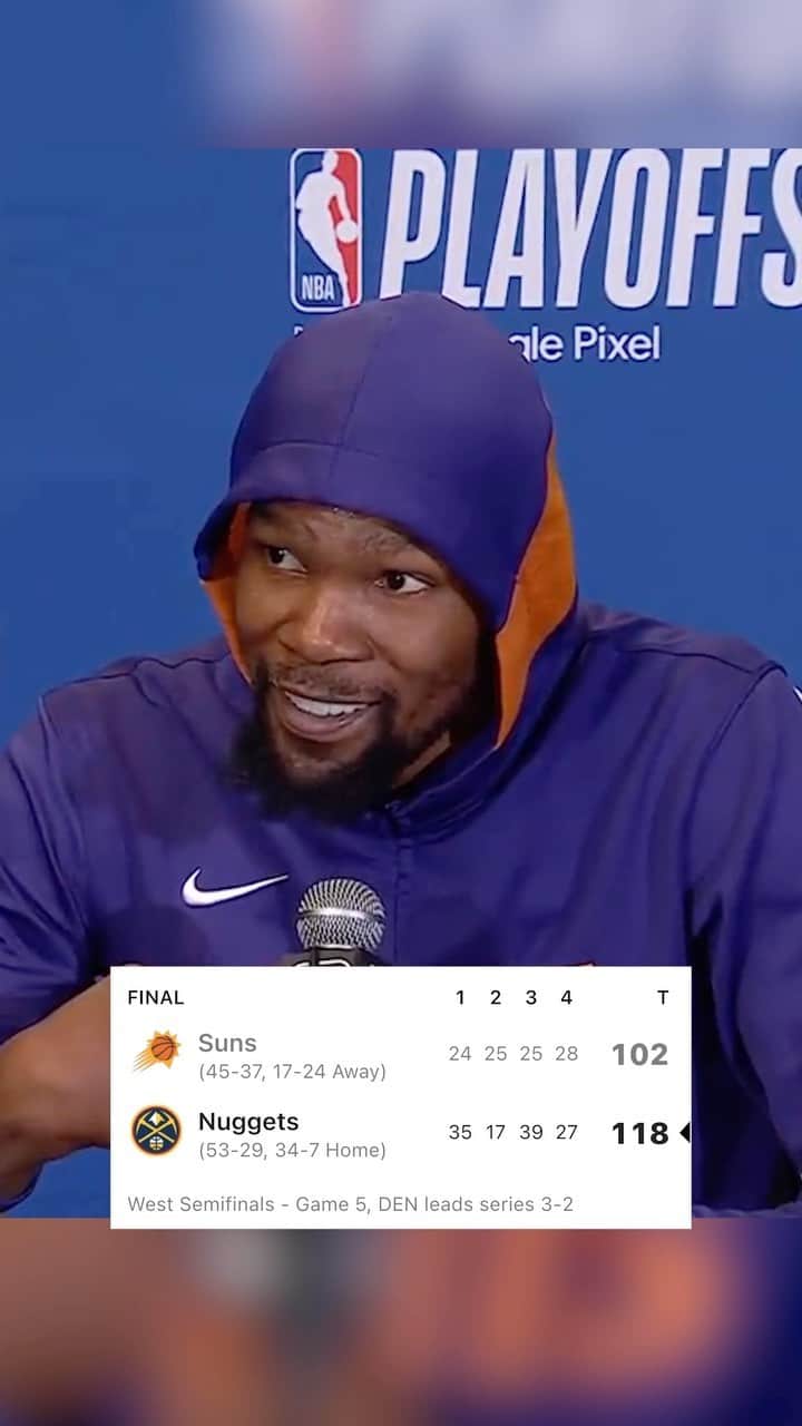 espnのインスタグラム：「Can the Suns force a Game 7 or are the Nuggets heading to the conference finals? 👀」
