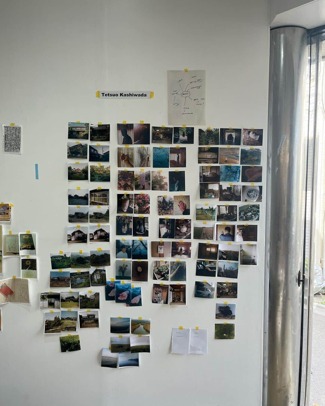 柏田テツヲさんのインスタグラム写真 - (柏田テツヲInstagram)「My 1st day wall ongoing project from 2018 PHOTOBOOK AS  OBJECT WORKSHOP @remindersphotographystronghold」5月10日 14時21分 - tetsuokashiwada