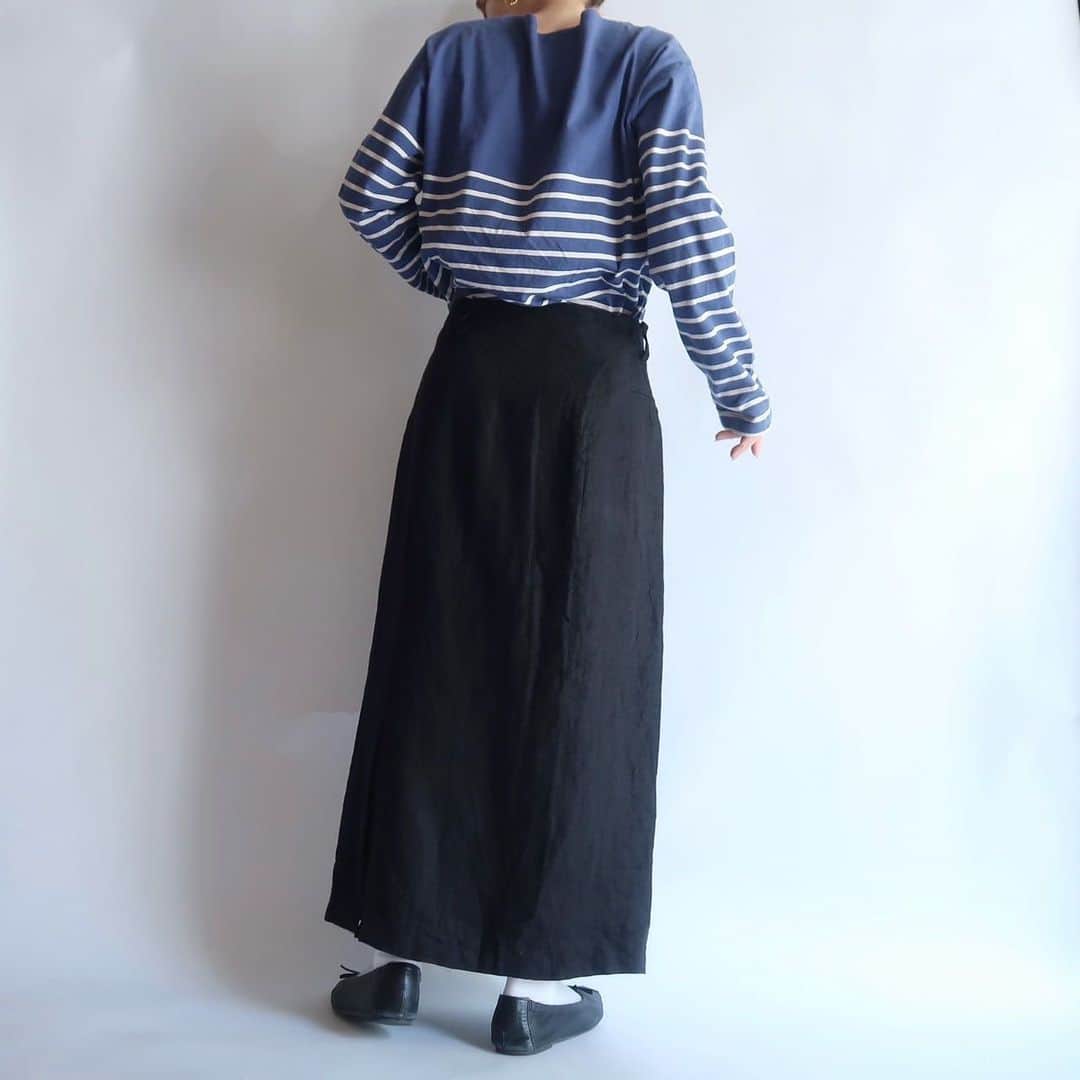 TheSunGoesDownさんのインスタグラム写真 - (TheSunGoesDownInstagram)「linen wrap long skirt  staff 157cm」5月10日 15時25分 - tsgd_tokyo