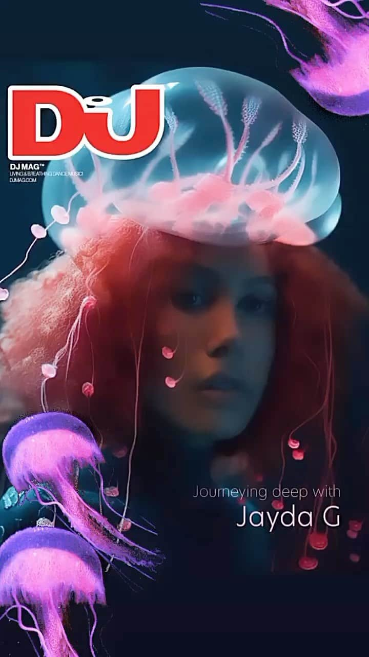 ケイティ アーリーのインスタグラム：「@jaydagmusic for @djmagofficial  Creative direction (me) @discovery_consult  Jayda imagined by ai @anchorball  retouch @lefterisprimos   Thank you for believing in the ai vision.  Editorial to follow 🐙🐙🐙  Big tings soon come for @discovery_consult @supacharlie 💖✨」