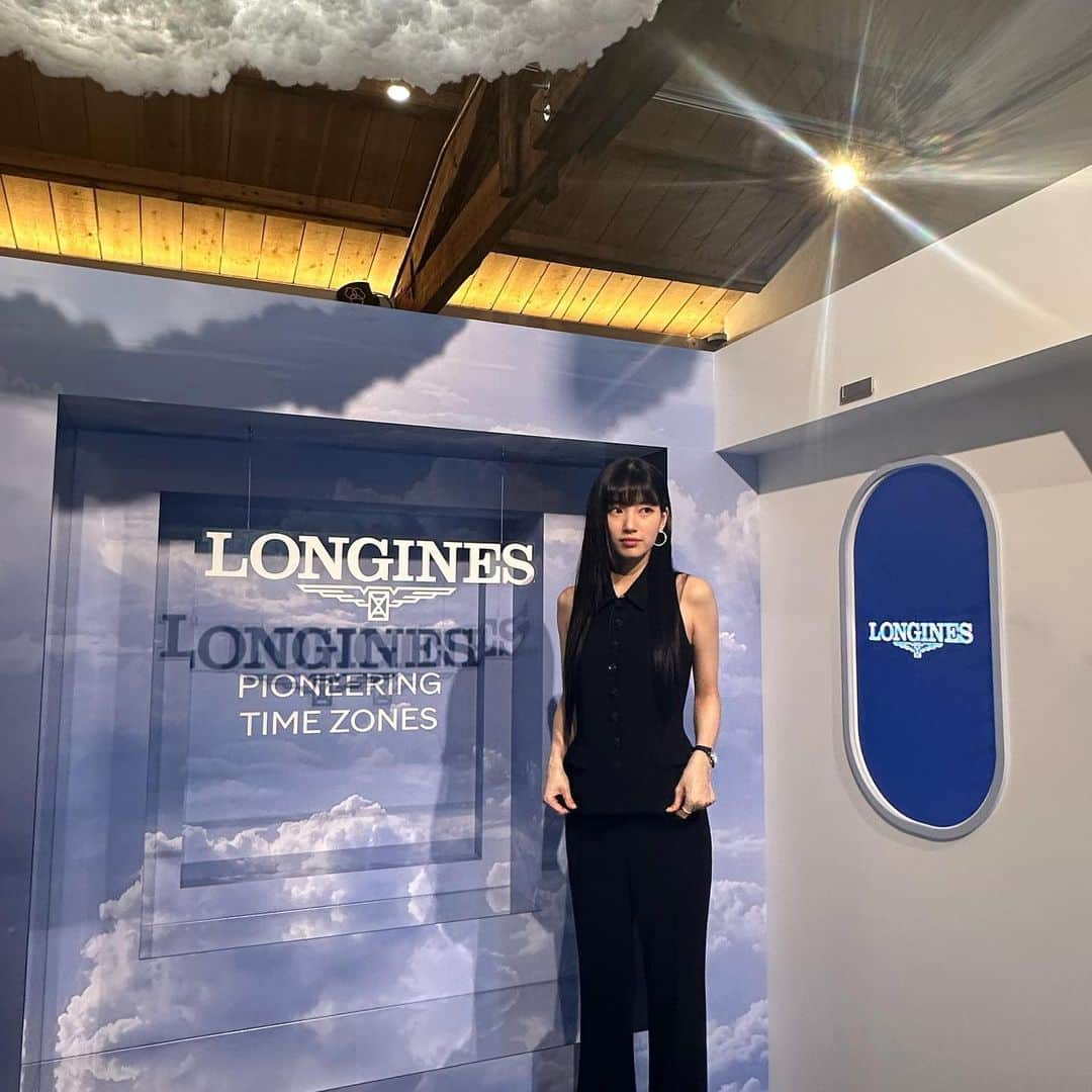 ペ・スジさんのインスタグラム写真 - (ペ・スジInstagram)「게이트 론진으로 놀러오세요 ✈️  @longines」5月10日 17時22分 - skuukzky