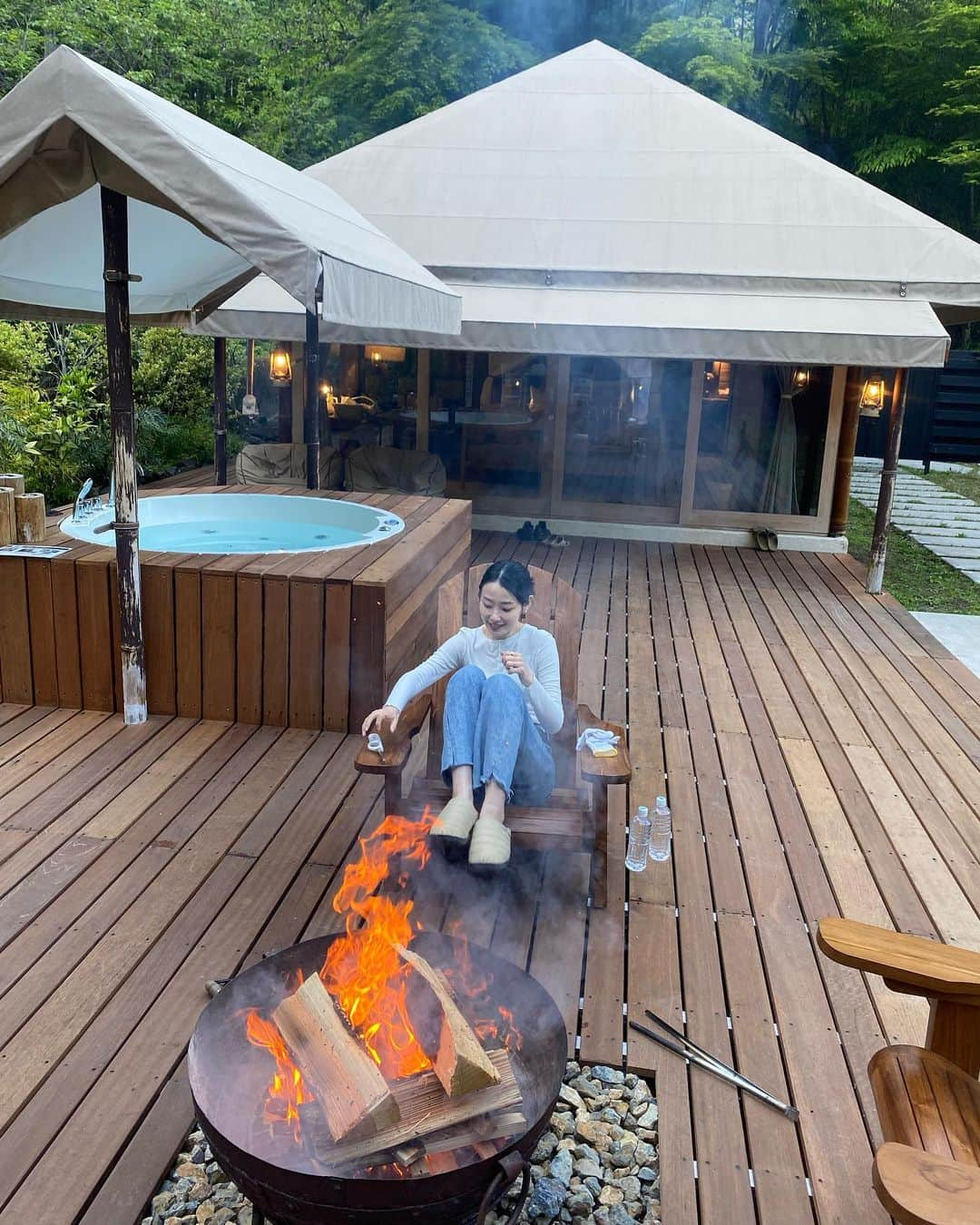 菜香さんのインスタグラム写真 - (菜香Instagram)「充電しまくりなGW🫶🏻🫶🏻🫶🏻🏕⛰ 皆はどこか行ったのかな？🤍」5月10日 18時24分 - saika518