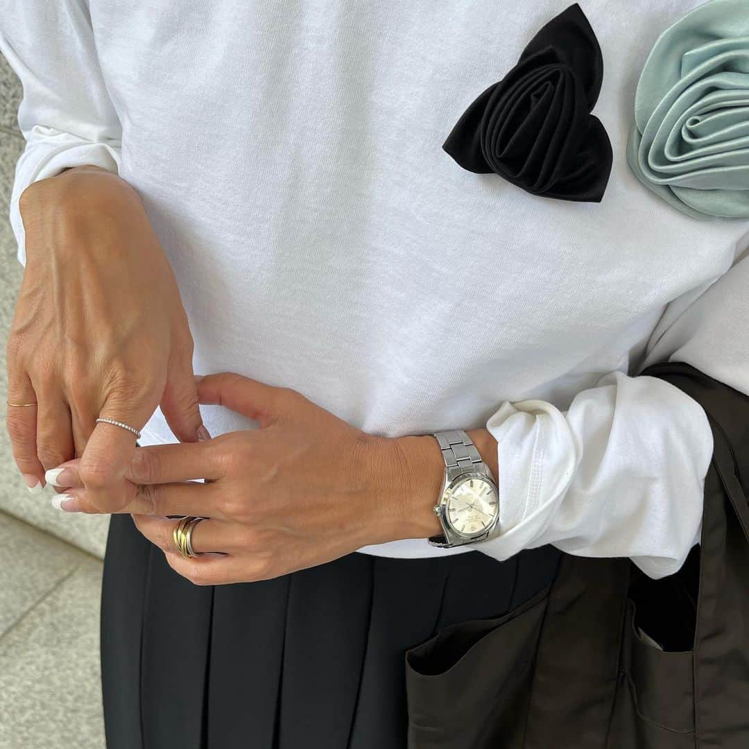 金子綾さんのインスタグラム写真 - (金子綾Instagram)「today's... #ootd  #akcloset   10年くらい前に買ったキャスケットをまた引っ張り出してみたり…🤭 妊婦の時によく着てたワンピを着てみたり♡」5月10日 18時55分 - ayaaa0707