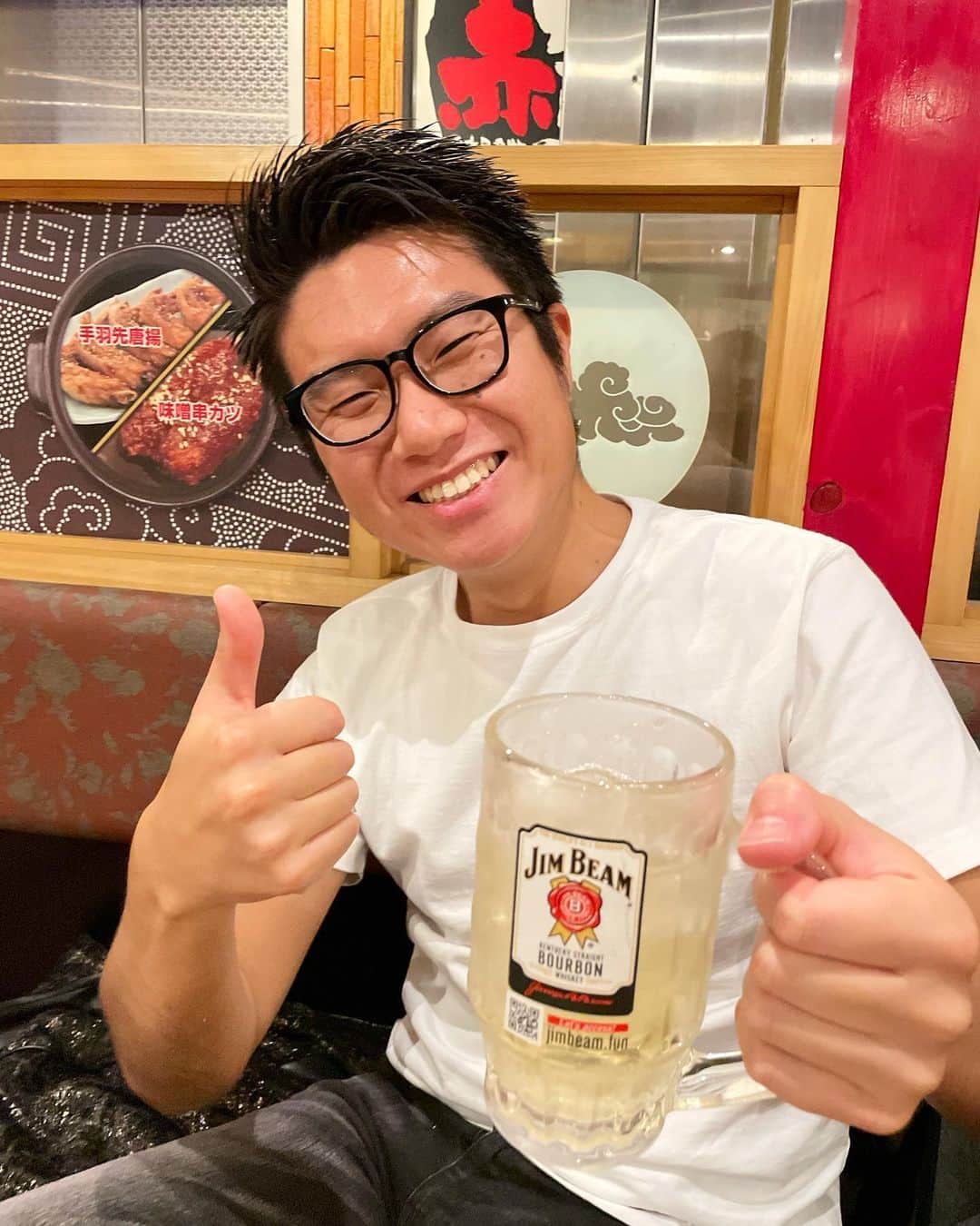 一条貫太のインスタグラム：「今日はエルミこうのすさんでのキャンペーンでした！ 疲れを癒すために🍺 お越しいただいた皆さんも楽しんでいただけたなら嬉しいです！ まだまだ「男の漁場」キャンペーン続くので、ぜひ来てください😀  #一条貫太 #男の漁場 #エルミこうのす さん #キャンペーン」