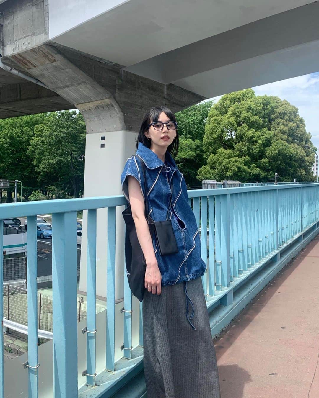 Shiho Sasakiのインスタグラム：「真夏日🕶️☀️  #私服」