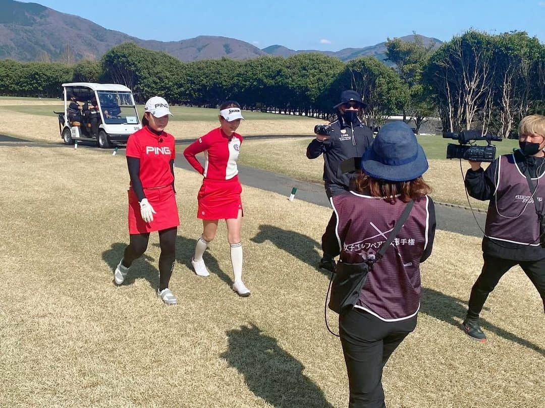 坂之下侑子さんのインスタグラム写真 - (坂之下侑子Instagram)「🩷告知🩷 女子ゴルフペアマッチ⛳️ 5月22日放送です✨ BS朝日  吉田藍子プロとペアです👭赤のウェアで揃えてみました❤️  是非ご覧ください🏌️‍♀️💕  #女子ゴルフペアマッチ#吉田藍子 プロ#是非ご覧ください#bs朝日」5月10日 21時28分 - yukiko_s0403