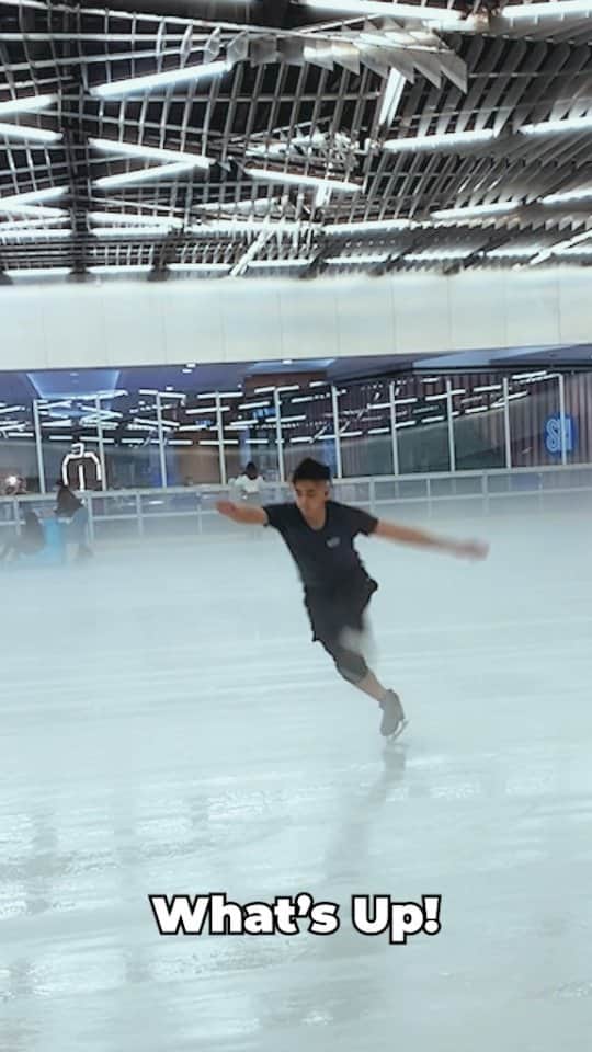 マイケル・クリスチャン・マルティネスのインスタグラム：「Recording my jumps #FigureSkating  - #Hoi #Yoi」