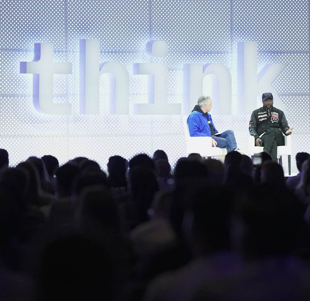ウィル・アイ・アムのインスタグラム：「⁣ 📱 Tech entrepreneur⁣ 🌟 Cultural innovator⁣ 🤲 Dedicated philanthropist⁣ ⁣ @iamwill brought @FYI.ai to #Think2023 to discuss his latest endeavor. Who’s ready to experience the platform known as the ultimate productivity tool? 🙋🏾」