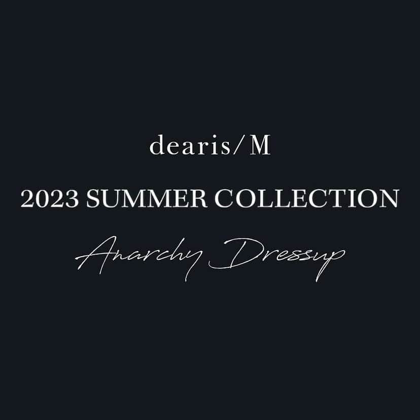 アリスムカイデのインスタグラム：「🐇 dearis/M 2023 Summer Collection 🐇 ー Anarchy Dressup ー  「naughty、pop、cute、cool、elegant、 あなただけの"mode"で夏をときめかせましょう なんでもない日をなんでもありのパーティーに」  ついに販売スタートです テーマの裏では、全アイテム夏のフェスやライブで大活躍する動きやすさ、合わせやすさを大前提につくりました 先行予約で即完売してしまったアイテムもあるのでお見逃しなく  〈 取扱店舗 〉 ・公式HP ・Connecter Tokyo下北沢店 / 渋谷PARCO店  〈 先着特典 〉 アリスムカイデ直筆サイン入りブロマイド&ポストカード  @dearis.official #dearis #dearisM #ブラックコーデ #ootd  #邦ロック #夏フェスコーデ」