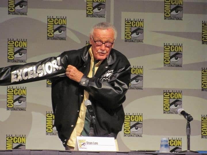 スタン・リーのインスタグラム：「‘Nuff said. #StanLee #WaybackWednesday」