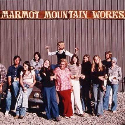 マーモットのインスタグラム：「The Beginning: University of California Santa Cruz Students, Dave Huntley and Eric Renyolds, meet in Alaska and form the Marmot Mountain Club, named after the social ground squirrels.  Pictures: Marmot Archives, 1971  #Marmot #WayBackAndBeyond」