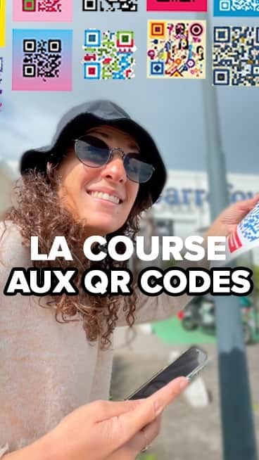 Carrefour Franceのインスタグラム：「Chassez, trouvez et scannez nos 9 QR codes 🧐  Alors, la chasse a été bonne ?  Téléchargez l’application Carrefour 📲 et tentez de remporter de nombreux cadeaux 🤩   #carrefour #chasseauxqrcodes #appli」