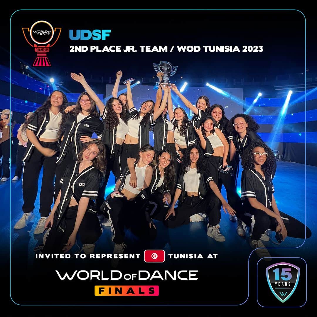 World of Danceさんのインスタグラム写真 - (World of DanceInstagram)「Congratulations to the winners of World of Dance Championship Series Tunisia 2023! 🏆  These teams are now qualified for World of Dance Finals, August 11th-14th at the Anaheim Convention Center!  ▶️ Swipe to see our champs and make sure to leave some love in the comments!  Team Division Winners 🥇 Urban Dance @urbandancetn 🥈 G.O.L.S @g.o.l.s.one 🥉 UDM5 @urbandancem5  Junior Team Division Winners 🥇 Urban Dance @urbandancetn 🥈 UDSF @urbandancesfax 🥉 GG Dance Style @gg_dance_style_academy  Thanks, to all the competing teams, showcase teams that took our stage, see you at finals!  #wodTunisia23 #worldofdance #worldofdancefinals23」5月11日 3時37分 - worldofdance