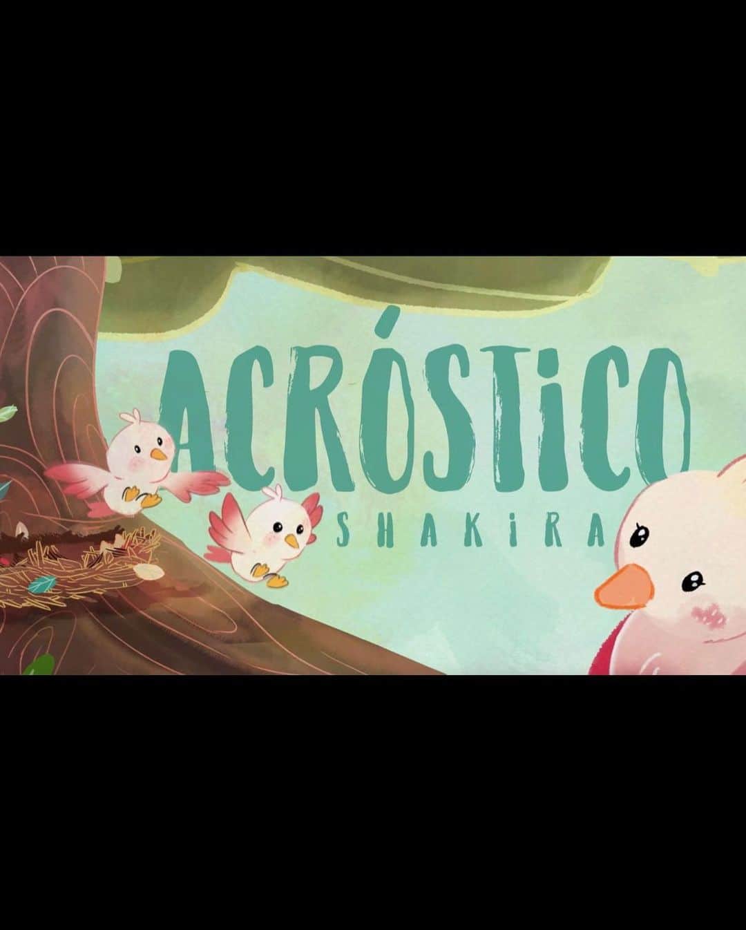 シャキーラのインスタグラム：「ACRÓSTICO Mañana / Tomorrow 8PM EST」