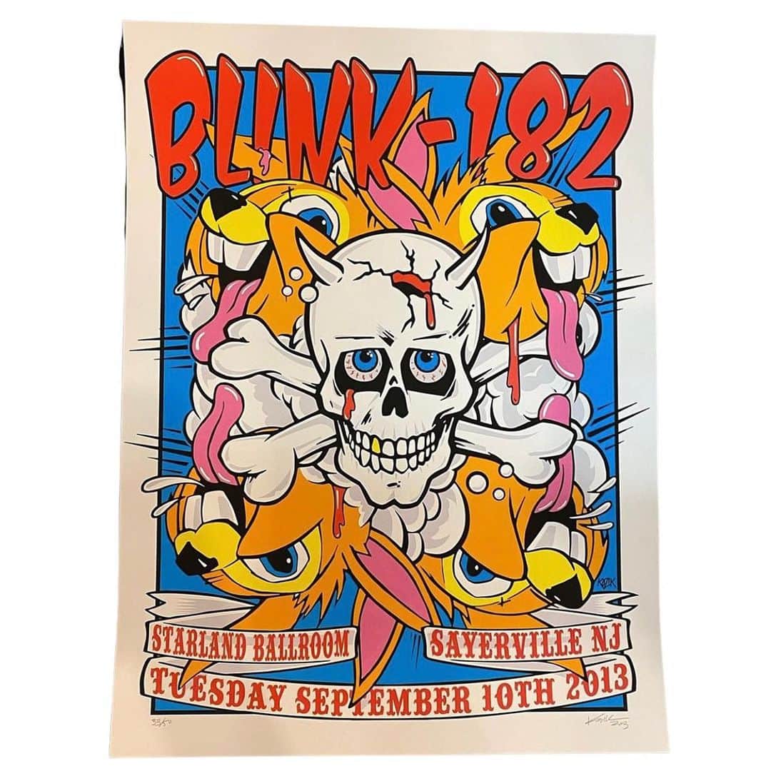 blink-182さんのインスタグラム写真 - (blink-182Instagram)「We are saddened to hear of the passing of legendary artist @frankkozik  Thank you Frank for all of the amazing and timeless artwork you contributed to not only us, but so many others」5月11日 4時16分 - blink182