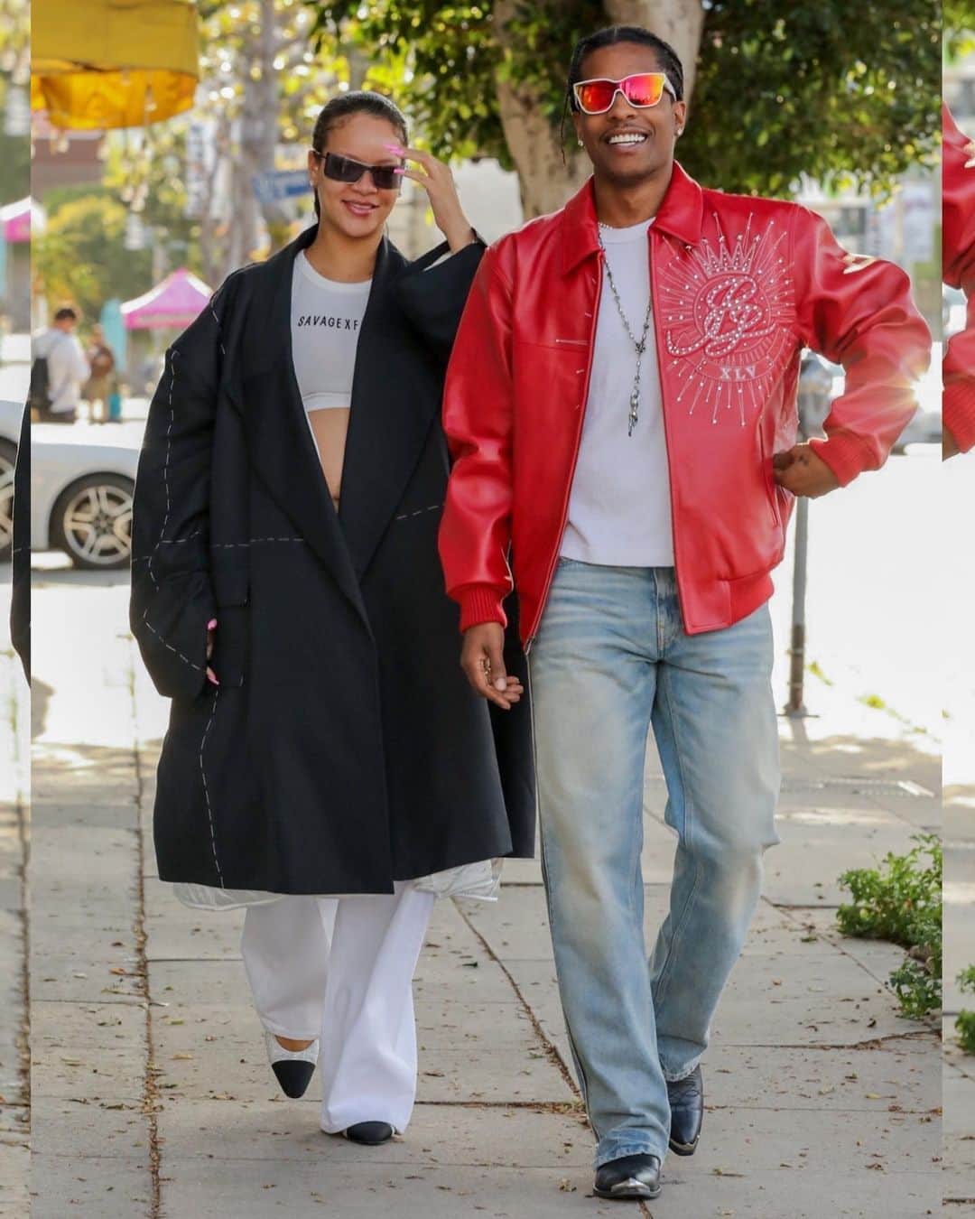 Just Jaredさんのインスタグラム写真 - (Just JaredInstagram)「Rihanna & A$AP Rocky, who are currently expecting baby No. 2, shared a sweet hug while out shopping together. #Rihanna #ASAPRocky Photos: Backgrid」5月11日 14時27分 - justjared