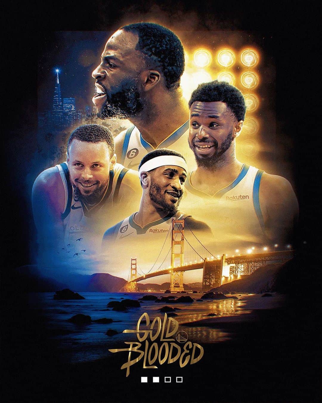 ゴールデンステート・ウォリアーズのインスタグラム：「Two down. Two to go.  #GoldBlooded」