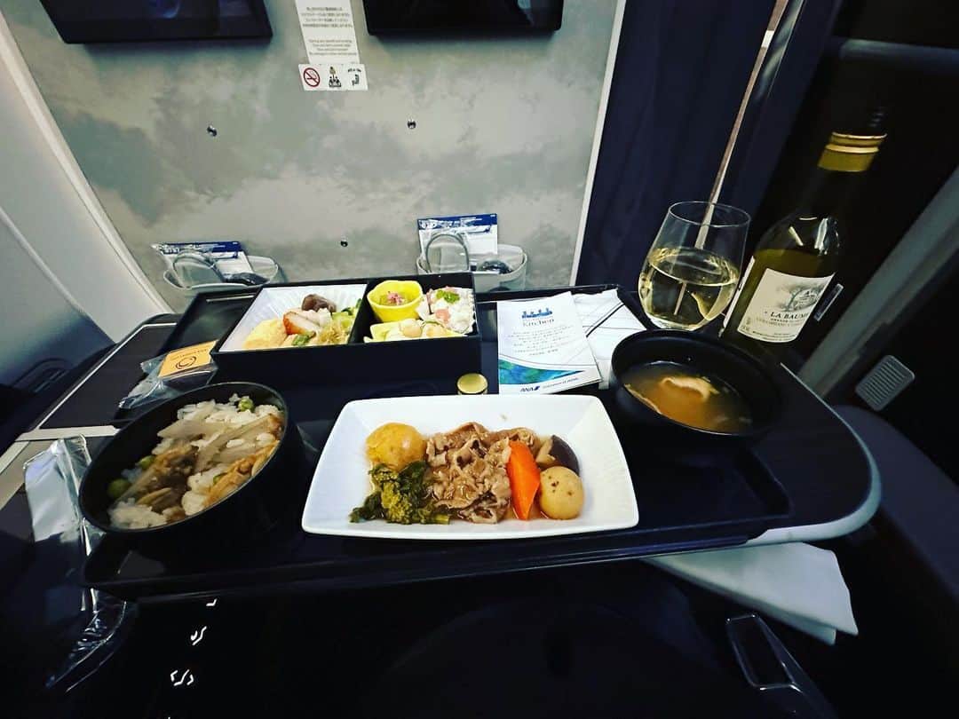 藤沢文翁さんのインスタグラム写真 - (藤沢文翁Instagram)「機内食を15時に。。。」5月11日 15時43分 - fujisawabun_o