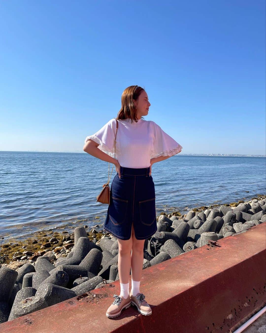 摩耶裕さんのインスタグラム写真 - (摩耶裕Instagram)「. . 海眺めるの大好きなんですよねぇ🏝️💗」5月11日 8時34分 - yutaka__maya
