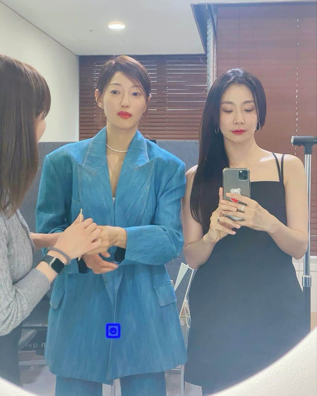 パク・ヒョジュのインスタグラム：「미호와 유진  #행복배틀」