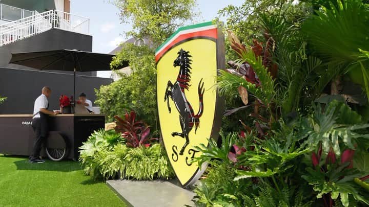 Ferrari USAのインスタグラム：「Until next time, #MiamiGP. 🏎️☀️」