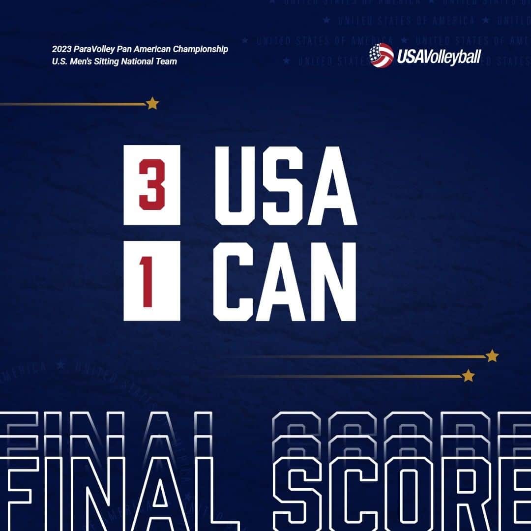 USA Volleyballさんのインスタグラム写真 - (USA VolleyballInstagram)「That's a win for Team USA! The U.S. Men's Sitting National Team defeated Canada 3-1 at the ParaVolley Pan American Championship in Edmonton. Next up is Argentina on Thursday at 1 p.m. PT.  Story and stats to come.」5月11日 11時49分 - usavolleyball
