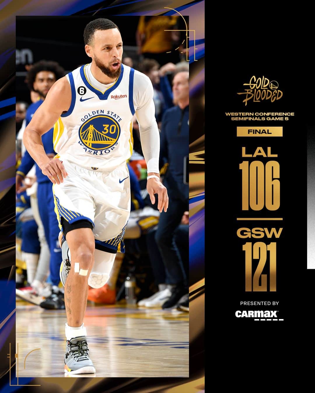 ゴールデンステート・ウォリアーズのインスタグラム：「Not done yet.  See you in L.A. for Game 6」