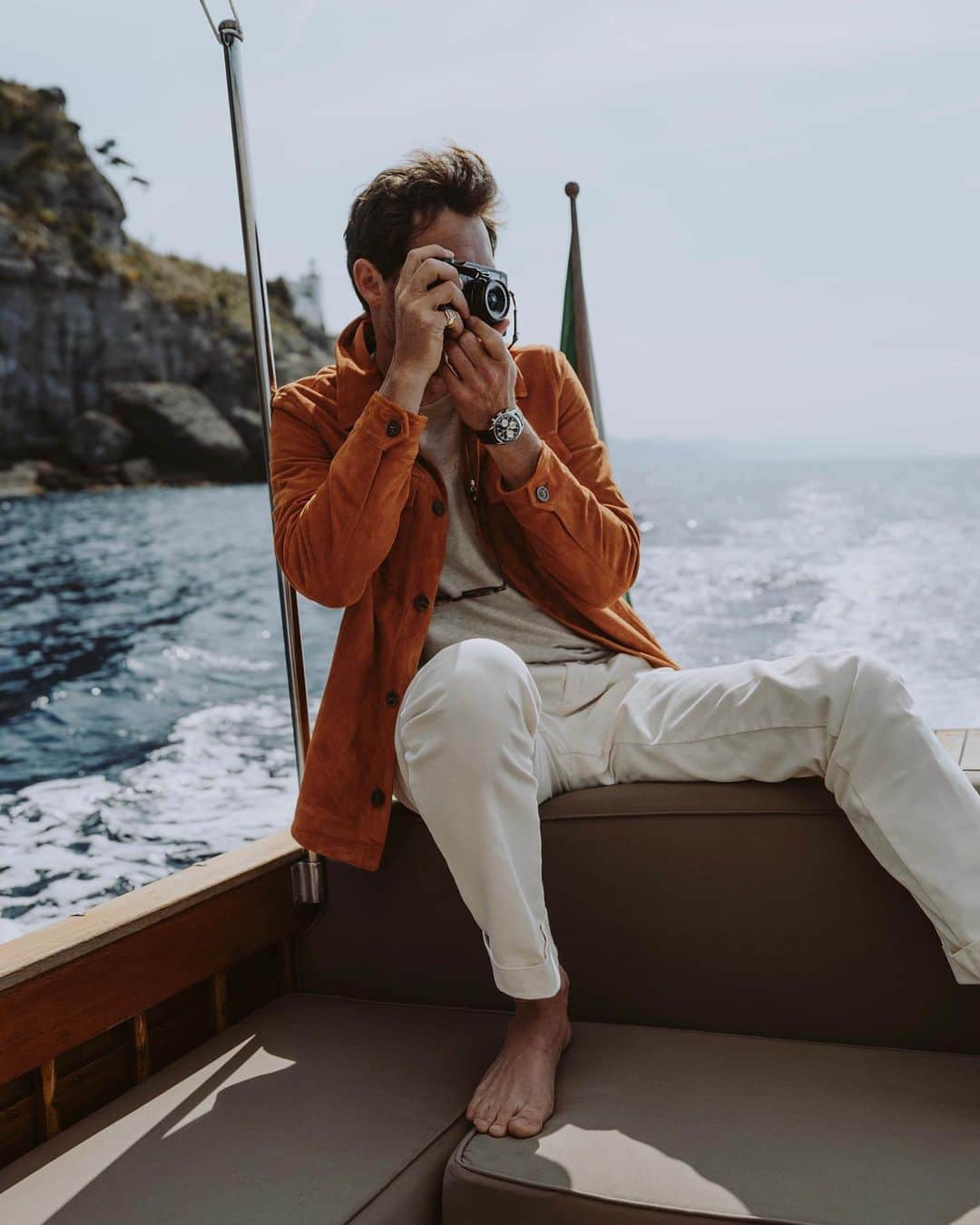 カナーリさんのインスタグラム写真 - (カナーリInstagram)「Exploring the Italian Riviera in the new #CanaliSS23 collection which is focused on timeless luxury casualwear.  #canali1934 #partner」5月11日 23時53分 - canali