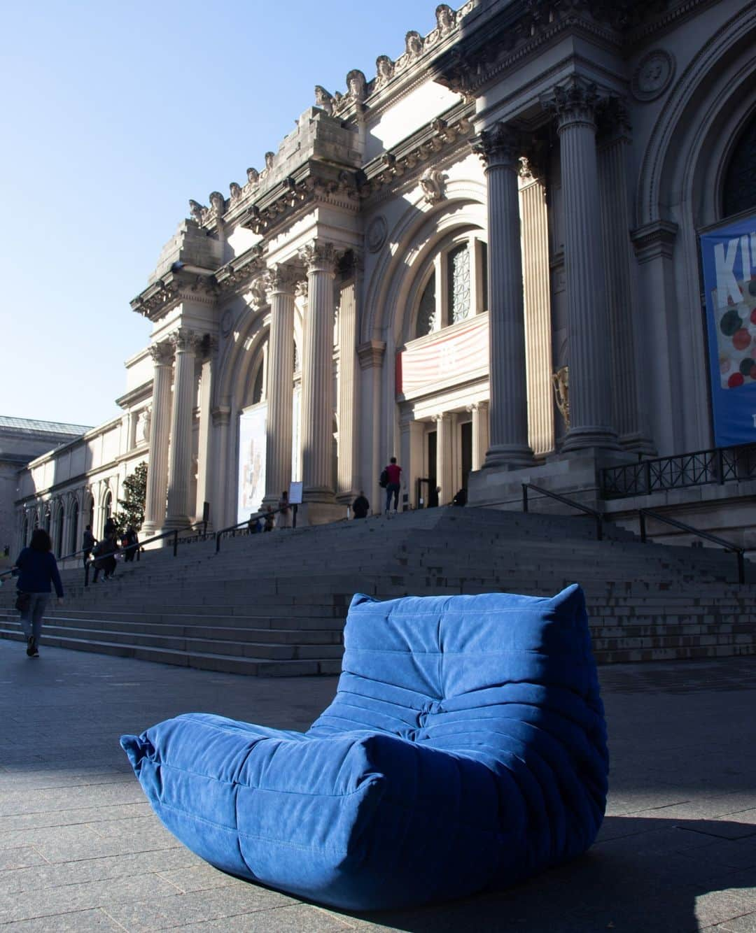 Ligne Rosetのインスタグラム：「A work of art.⁠ ⁠ Togo basks in the sun at the Met.」