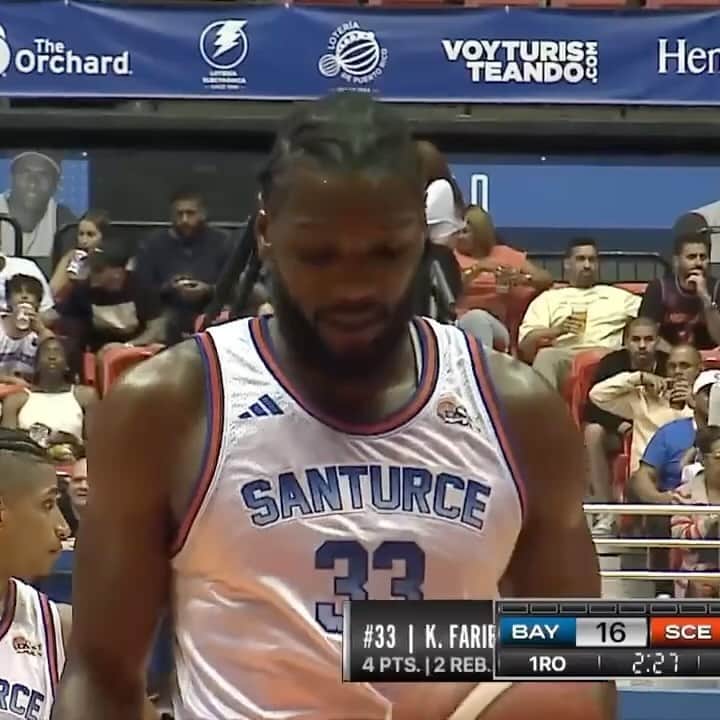 ケネス・フェリードのインスタグラム：「The Manimal @kennethfaried35 showed out in PR @bsnpr FOR @cangrejerosbasket , 29PTS 15REBS 4BLKS & W 🔥🔥🔥」