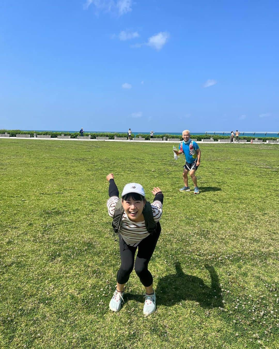 中村優さんのインスタグラム写真 - (中村優Instagram)「しずゆるin沖縄🌞🏝️ 沼津での5kmピッタリチャレンジのご褒美ロケです💕✨ 沖縄RUNめちゃめちゃ楽しかったです🏃‍♂️🏃‍♀️ 4月から沖縄ケーブルネットワーク「テレビにらい」さんでしずゆるが観られるようになりました🤘🏻 沖縄の皆さん今後ともどうぞよろしくおねがいします🙏💕 @tocochan_shizuoka @shizu_yuru #run#running#優run#ランニング#ランナー#しずゆる#静岡#沖縄#okinawa」5月11日 17時05分 - nkmr_yu